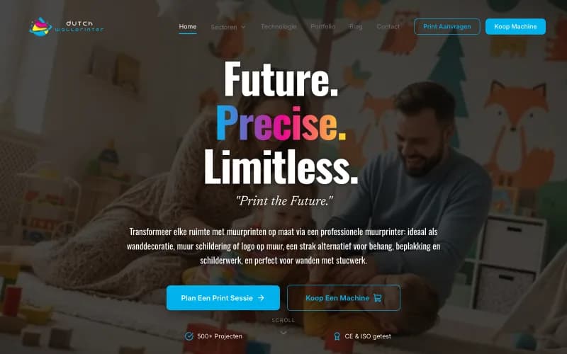 Dutch Wallprinter website